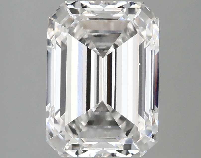 2.88ct lab-grown emerald diamond, E color, VS2 clarity, 9.40mm ID