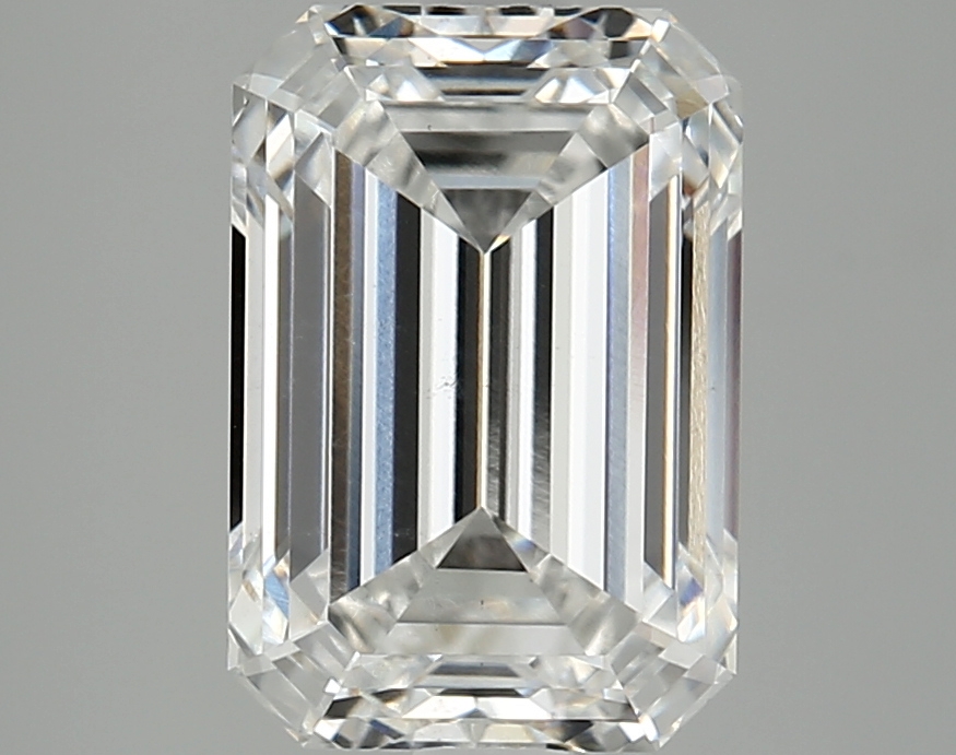 2.92ct Emerald Cut Lab-Grown Diamond, E Color, VS2 Clarity