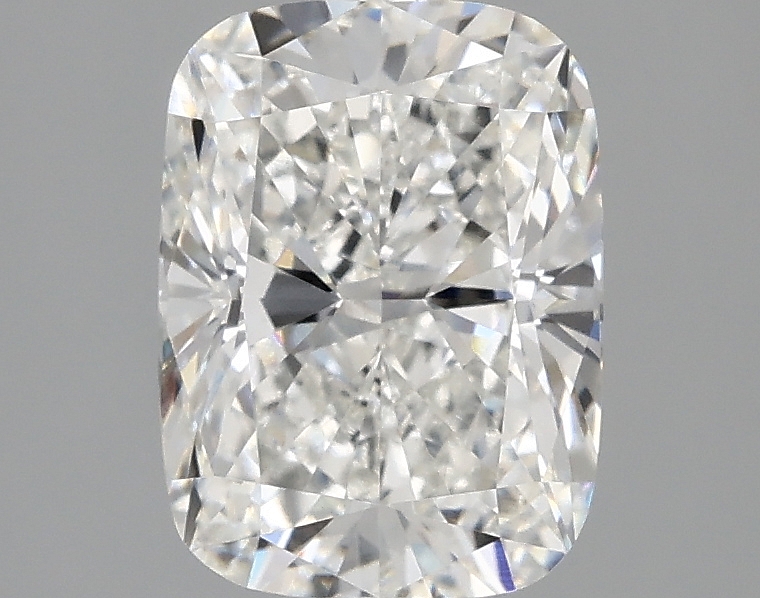 2.17ct Cushion Cut Lab Diamond, F Color, VVS2 Clarity, 9.00 x 6.66 x 4.50mm