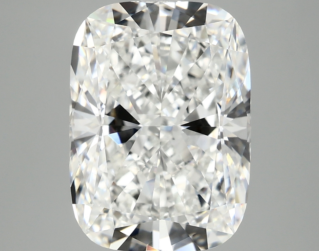 5.97ct Cushion Cut Lab Diamond, E Color, VVS2 Clarity, 12.98mm x 9.41mm x 6.24mm