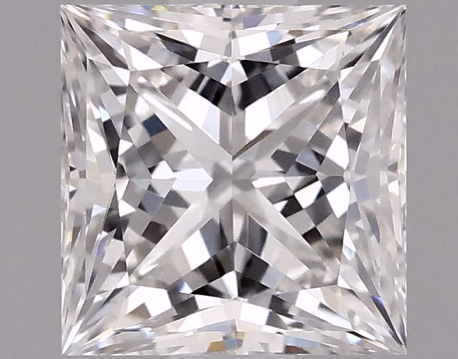 1.44ct Princess cut lab-grown diamond, F/VS1, 6.27mm x 6.15mm x 4.23mm