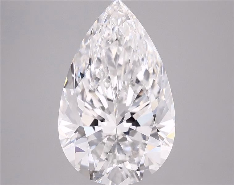 3.88ct Pear Cut Lab-Grown Diamond, F/VVS2, 14.01mm ID