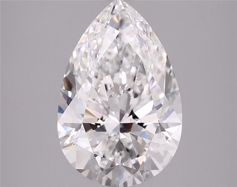 5.52ct Pear lab-grown diamond