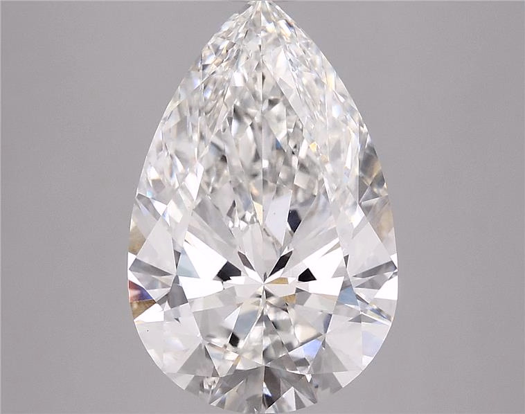 5.59ct Pear Cut Lab Grown Diamond, E/VS1, 15.38mm x 9.97mm x 6.18mm