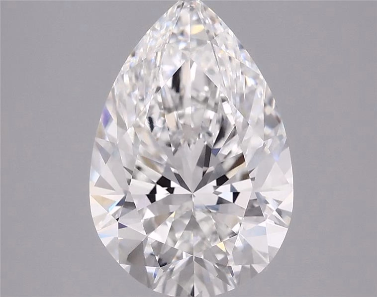 Lab-grown 5.98ct Pear F/VS1 diamond, 15.75mm ID