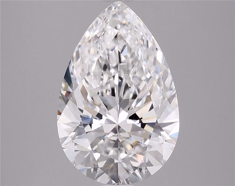 Lab-grown 5.99ct Pear Diamond, F/VS1, 15.12mm ID