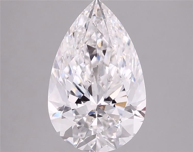 Lab-grown 5.99ct Pear diamond, F/VS1, 15.21mm ID