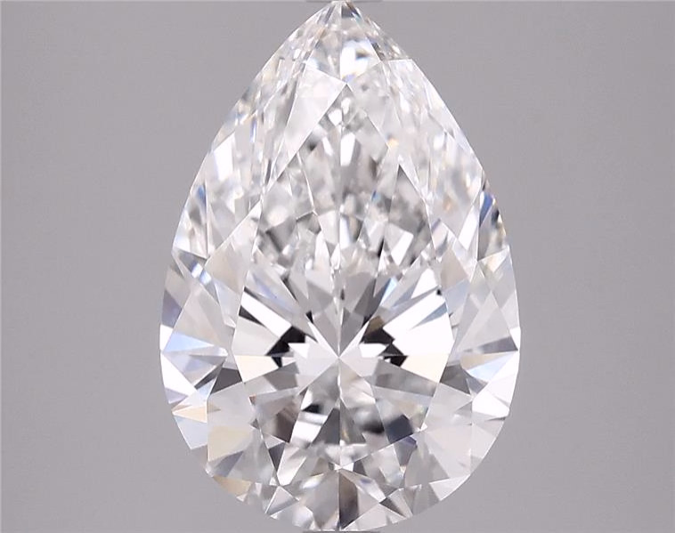 6.51ct Pear lab-grown diamond