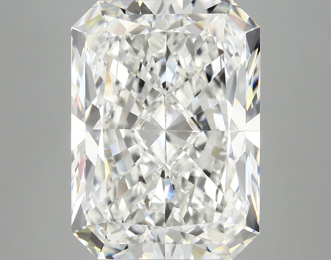7.64ct Radiant cut lab diamond, F color, VS1 clarity, IGI certified