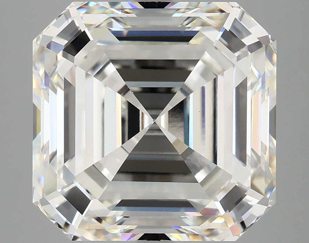 8ct lab-grown Asscher diamond, G/VS1, 11.21mm ID