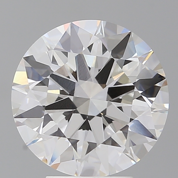 4.5ct round lab-grown diamond E/VVS2, 10.60mm, IGI certified.