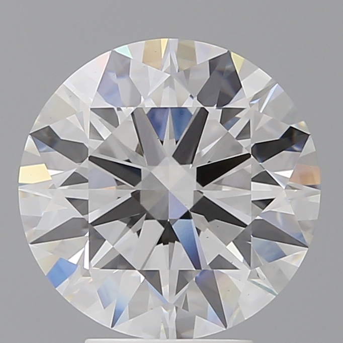 4.6ct Round E/VS2 Lab Diamond, 10.64mm ID, measurements: 10.64 x 10.69 x 6.51 mm