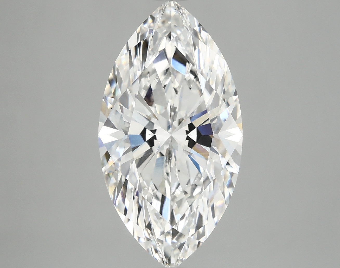 3.98ct lab-grown marquise diamond, F color, VS1 clarity, IGI certified