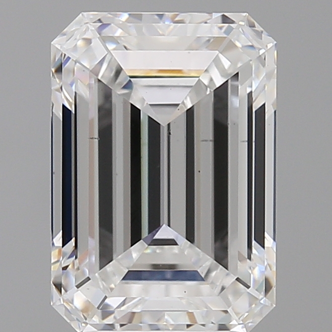 4.09ct Emerald Cut Lab-Grown Diamond, D/VS2, 10.93mm ID