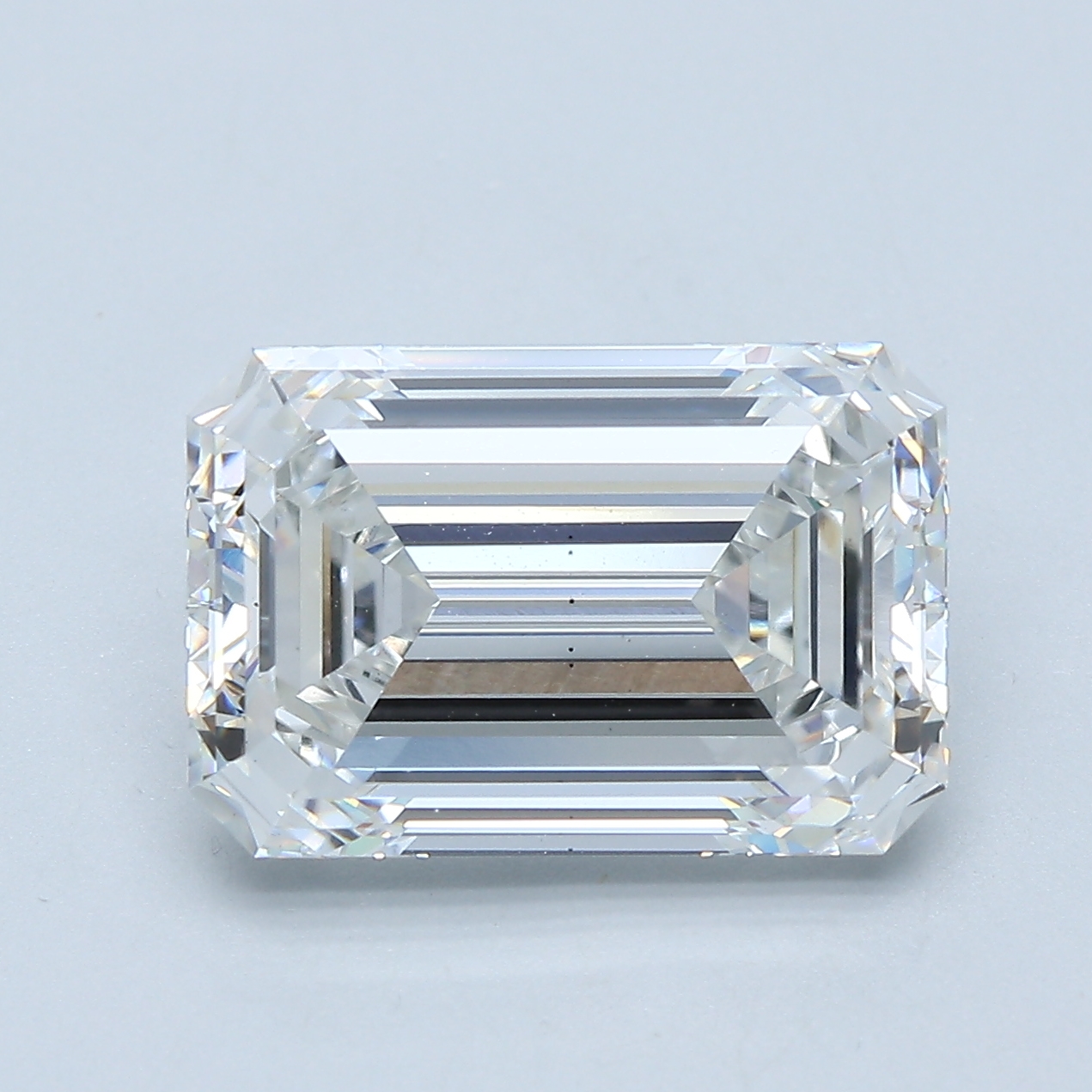 5.47ct lab-grown emerald diamond, rectangular cut, IGI certified