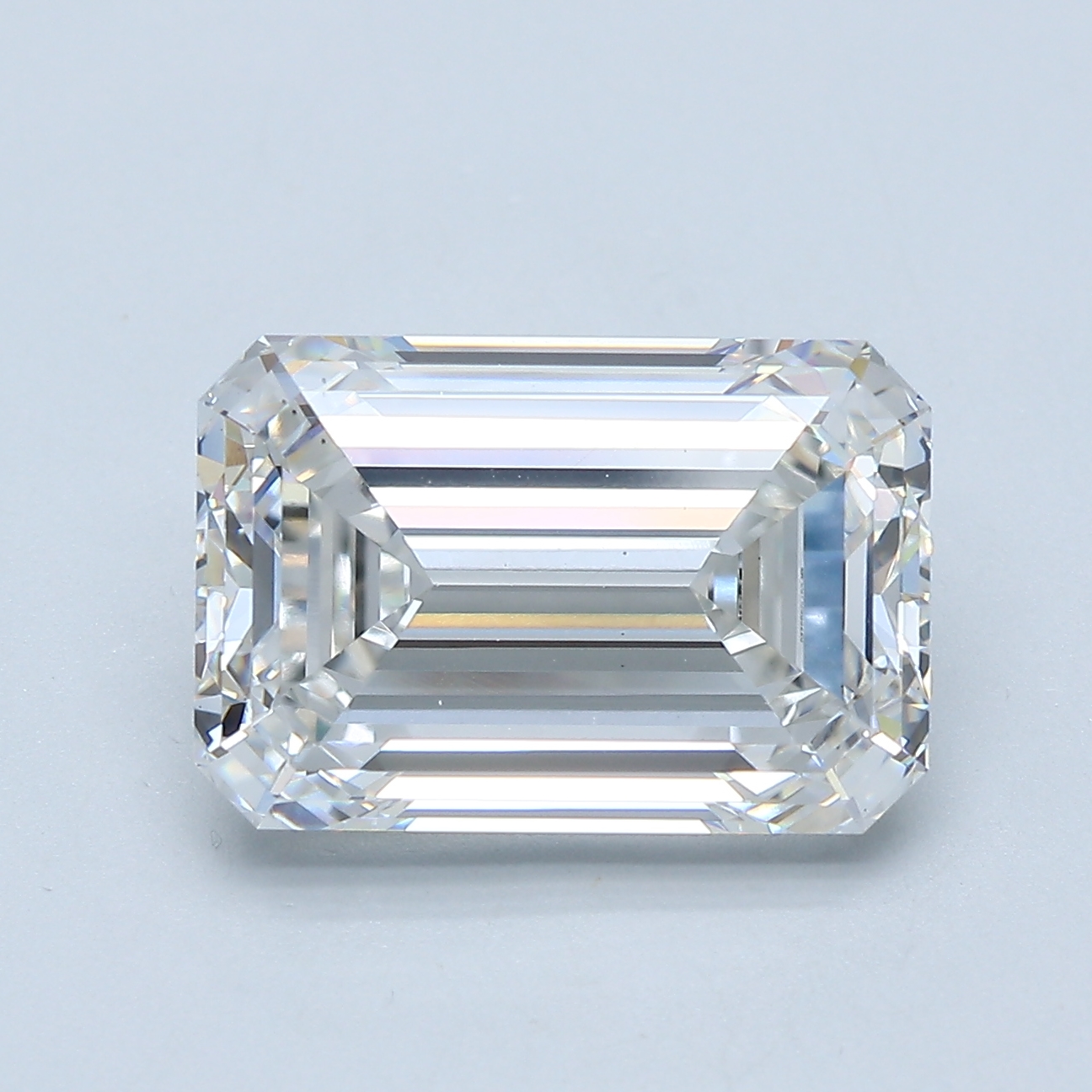 5.55ct Emerald Cut Lab-Grown Diamond, F/VS2, 12.14mm ID