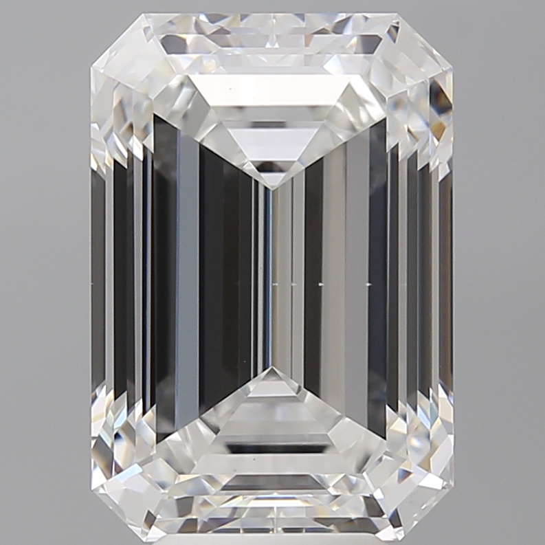 7.09ct Emerald Cut Lab Diamond, E/VS2, 13.11mm ID