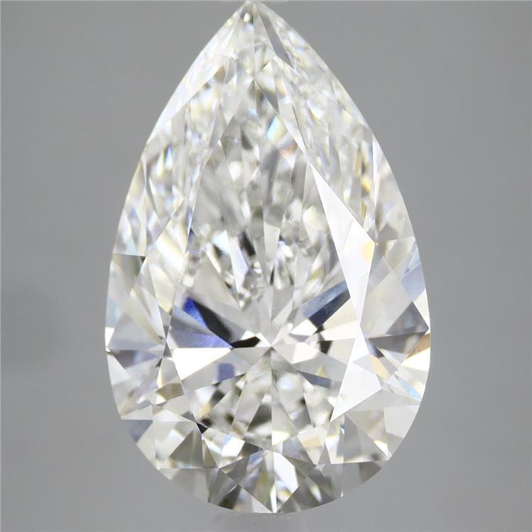 4.76ct Pear Cut Lab Grown Diamond, F/VVS2, 14.93mm ID