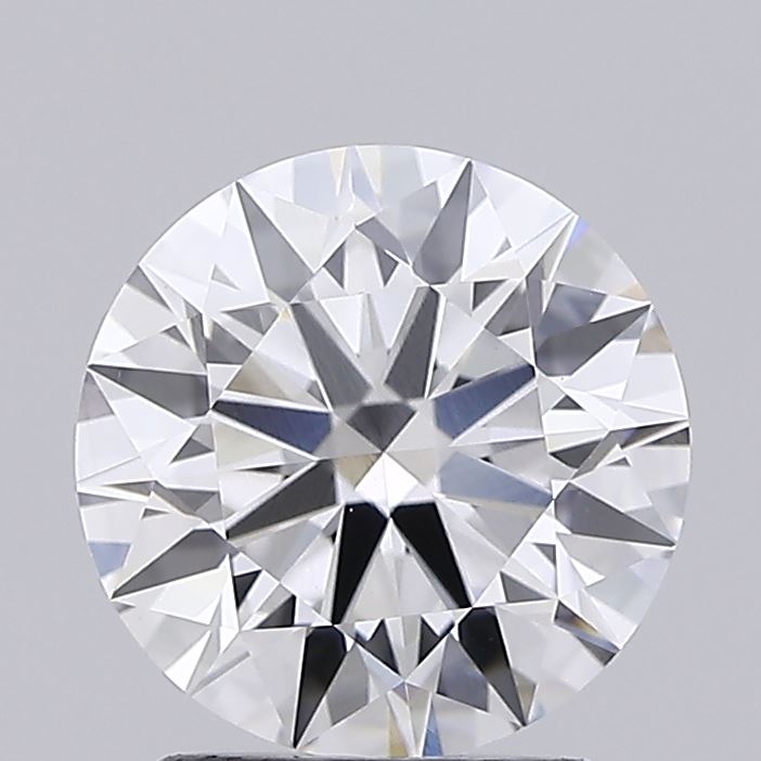 2.15ct round lab-grown diamond E/VVS2, 8.26mm, IGI certified.