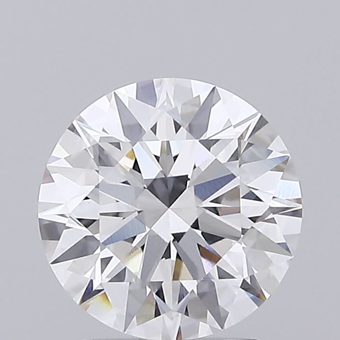 2.29ct round lab-grown diamond E/VVS2, 8.44mm, IGI certified.