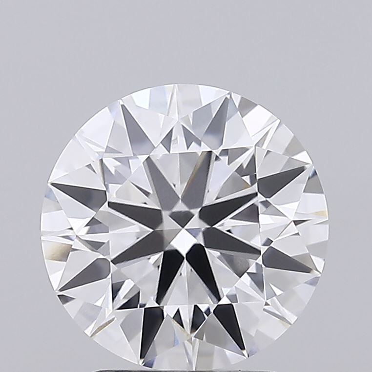 2.36ct round lab-grown diamond E/VVS2, 8.58mm, IGI certified.