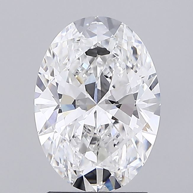 2.15ct Oval Lab-Grown Diamond, E/VVS2, 10.20mm ID