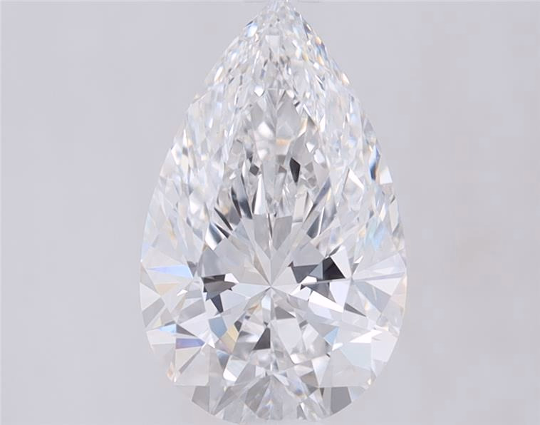 7.03ct Pear lab-grown diamond