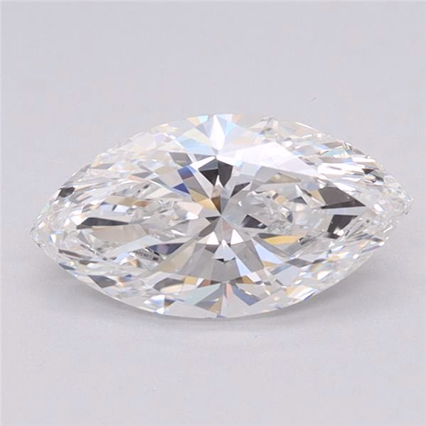 3.95ct Marquise Lab-Grown Diamond, D Color, VVS2 Clarity, 15.59mm x 8.26mm x 5.32mm
