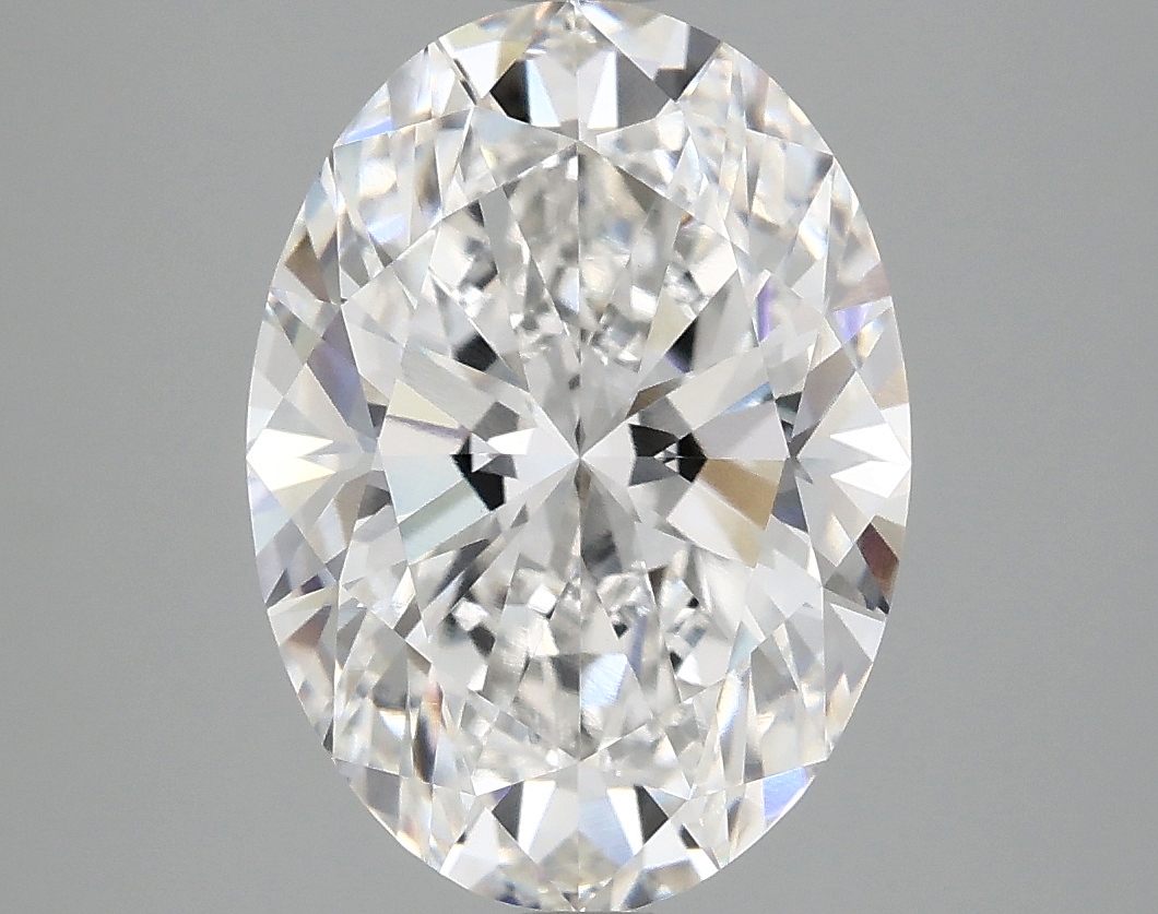 3.88ct Oval Lab-Grown Diamond, F/VVS2, 12.28mm ID