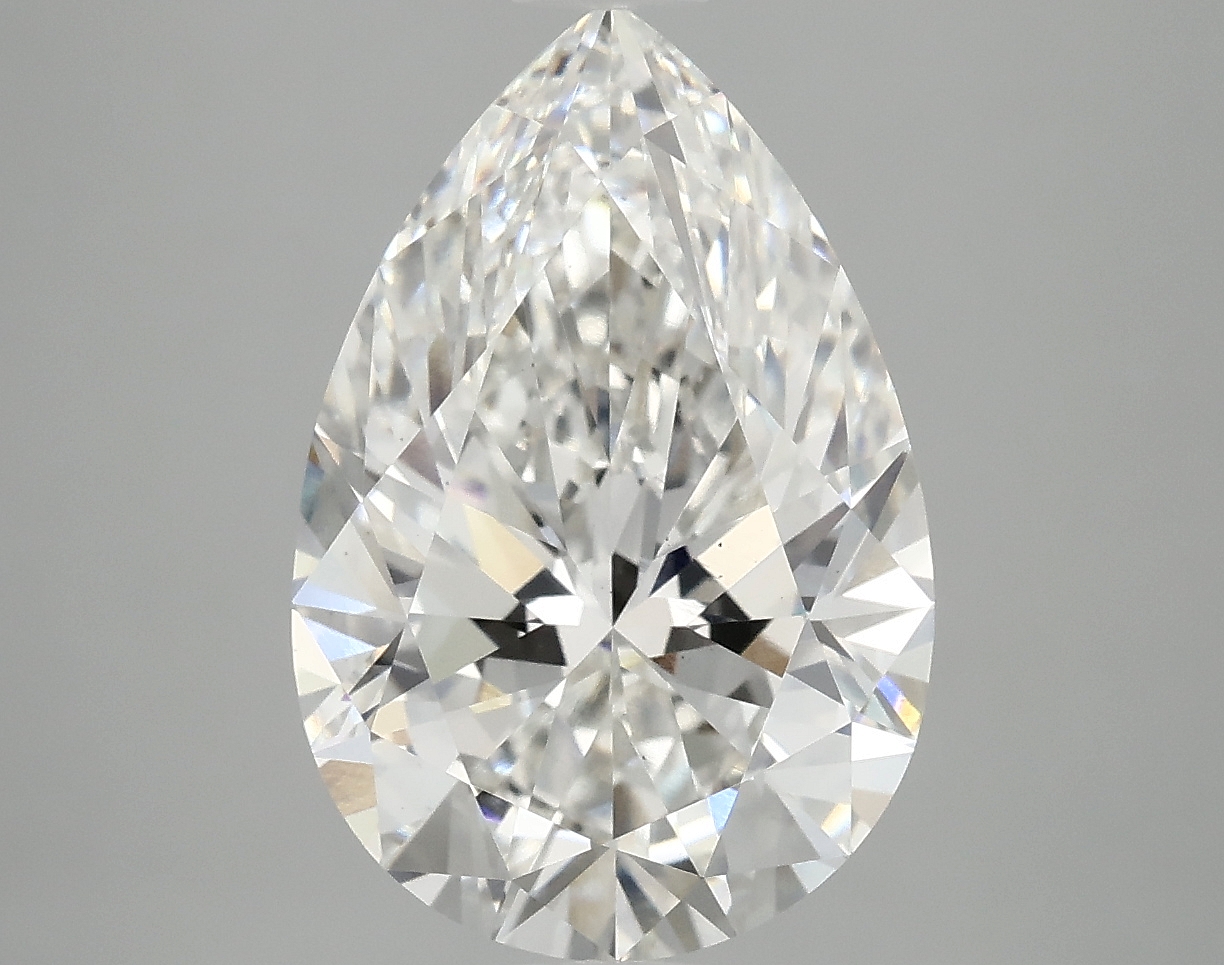 4.89ct Pear Cut Lab Grown Diamond F/VS2 14.46mm