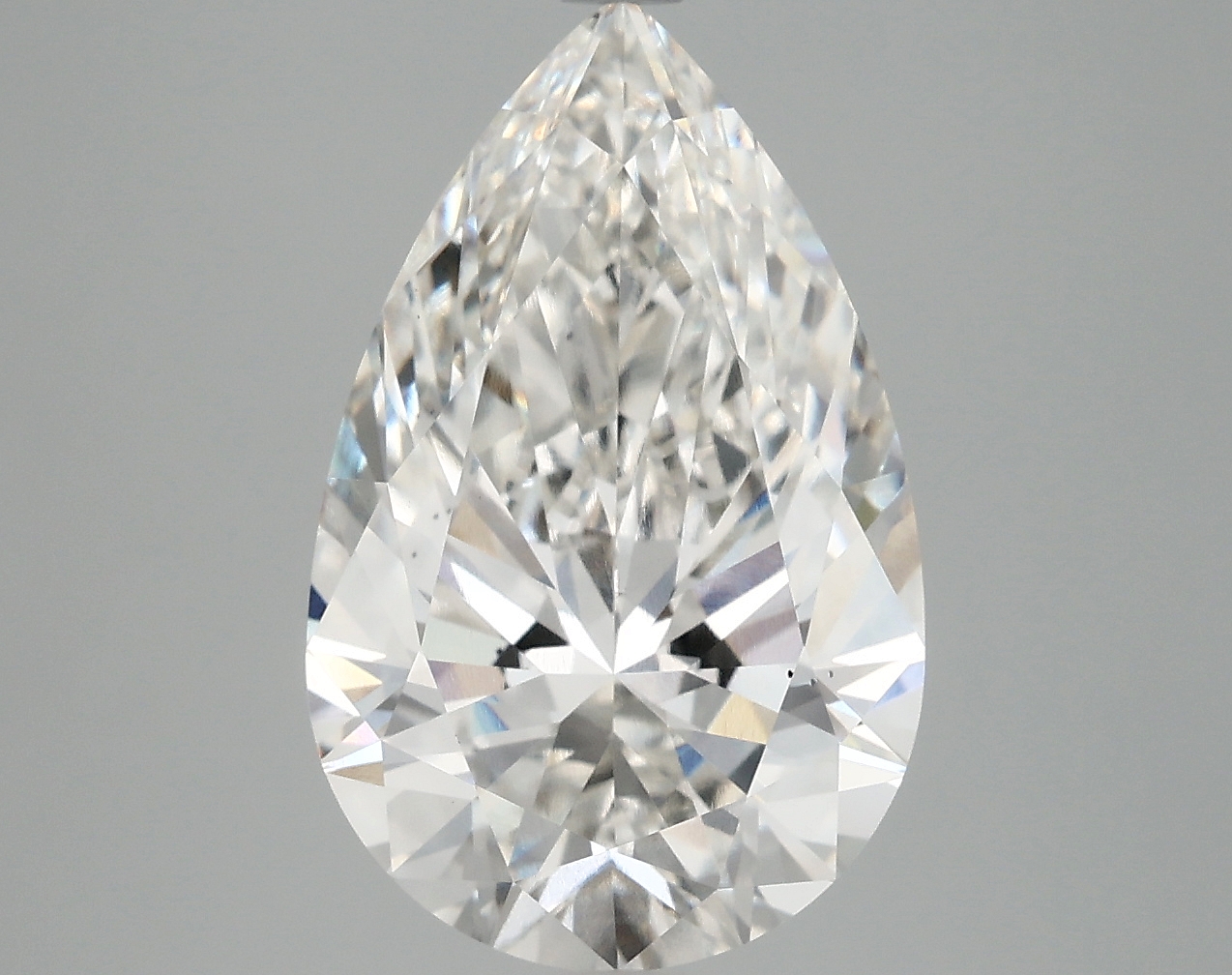 4.89ct Pear Cut Lab-Grown Diamond, F/VS2, 14.95mm ID