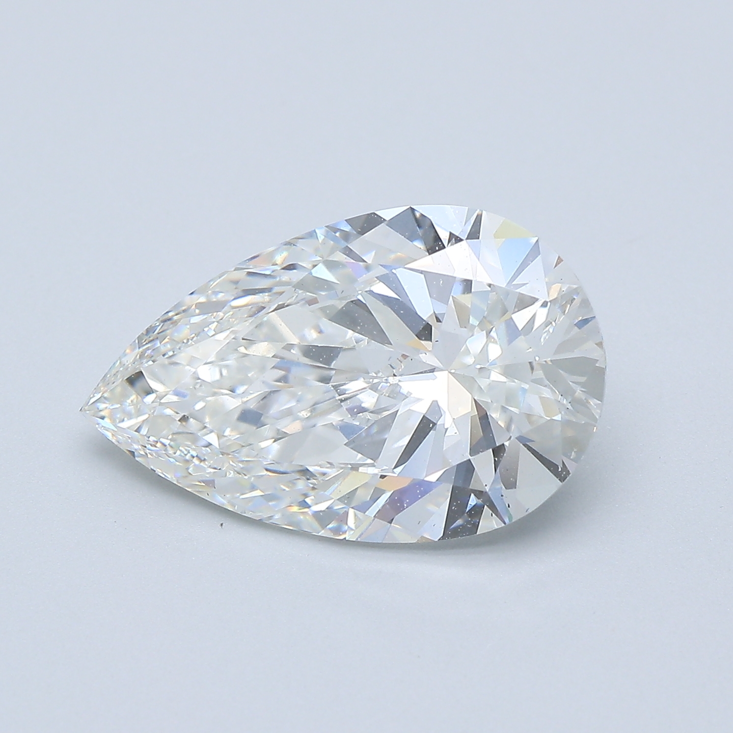 4.93ct Pear Cut Lab-Grown Diamond, F/VS2, IGI Certified