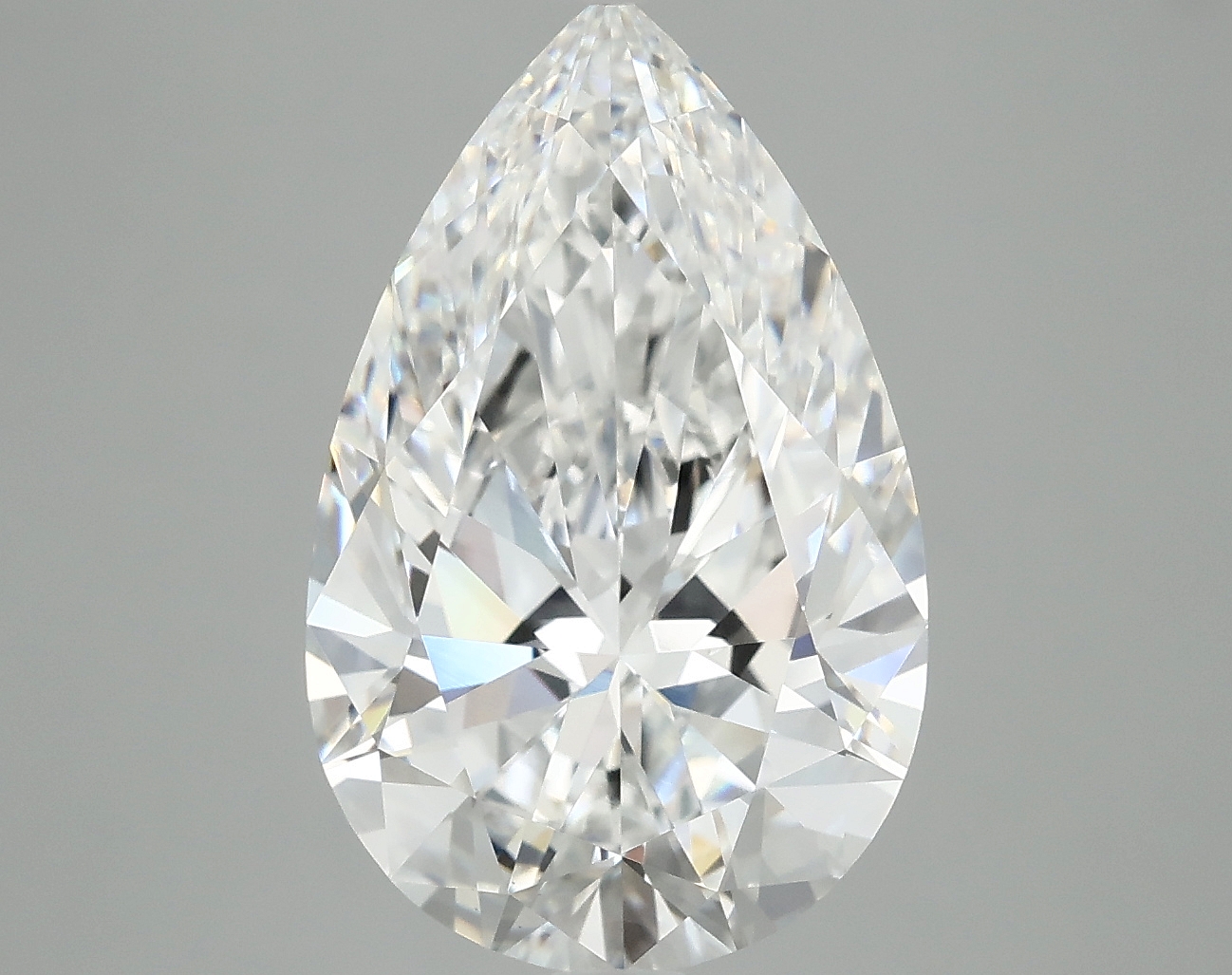 5.05ct Pear Cut Lab-Grown Diamond, D/VS1, 15.27mm ID