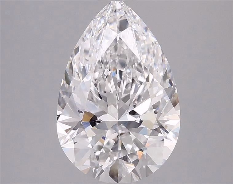 5.07ct Pear lab-grown diamond