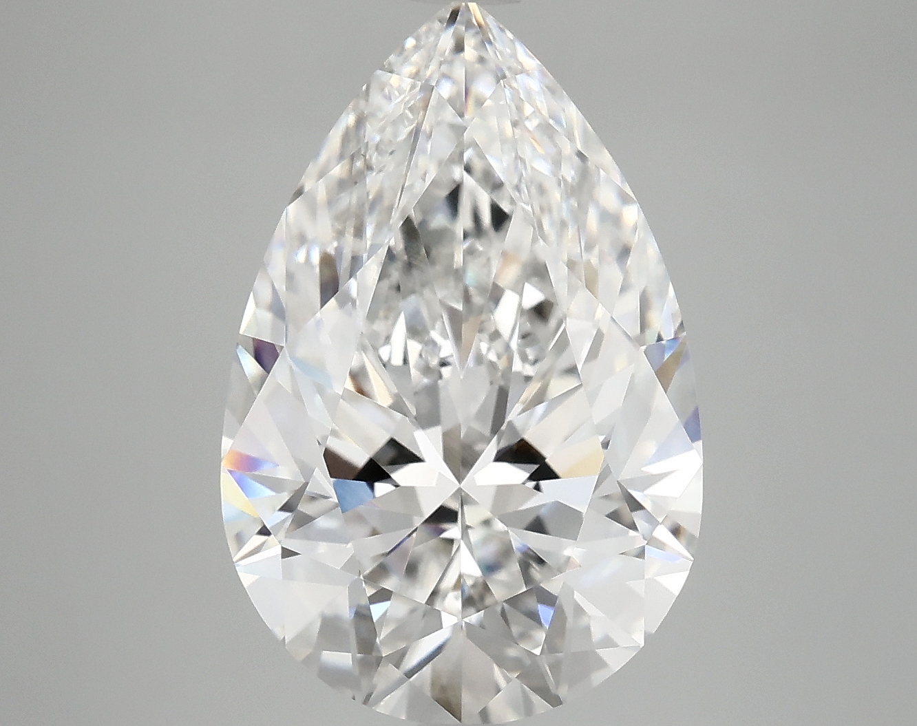 6.32ct Pear Cut Lab-Grown Diamond, E/VS2, 15.67mm ID