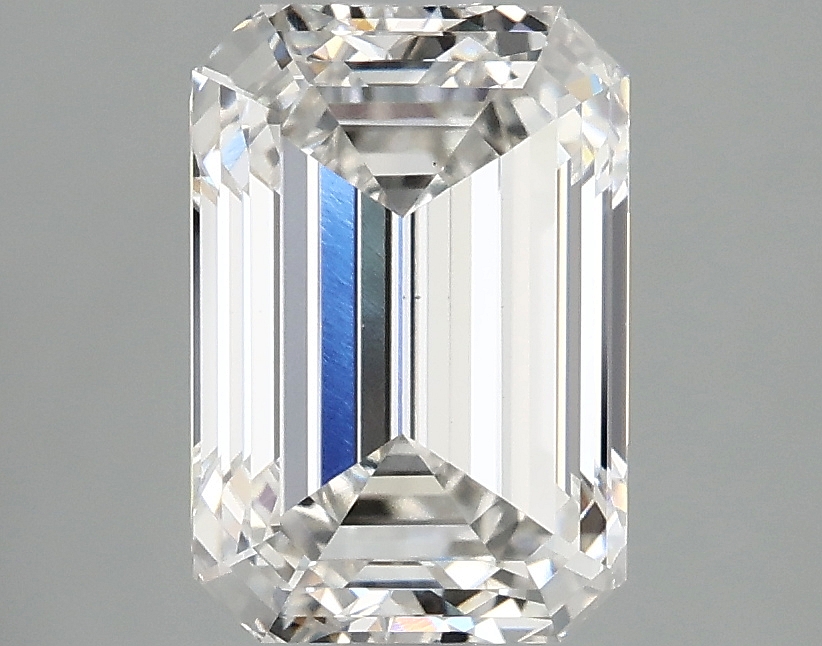 2.37ct lab-grown emerald diamond, F color, VS1 clarity, 8.99x6.19x4.32 mm