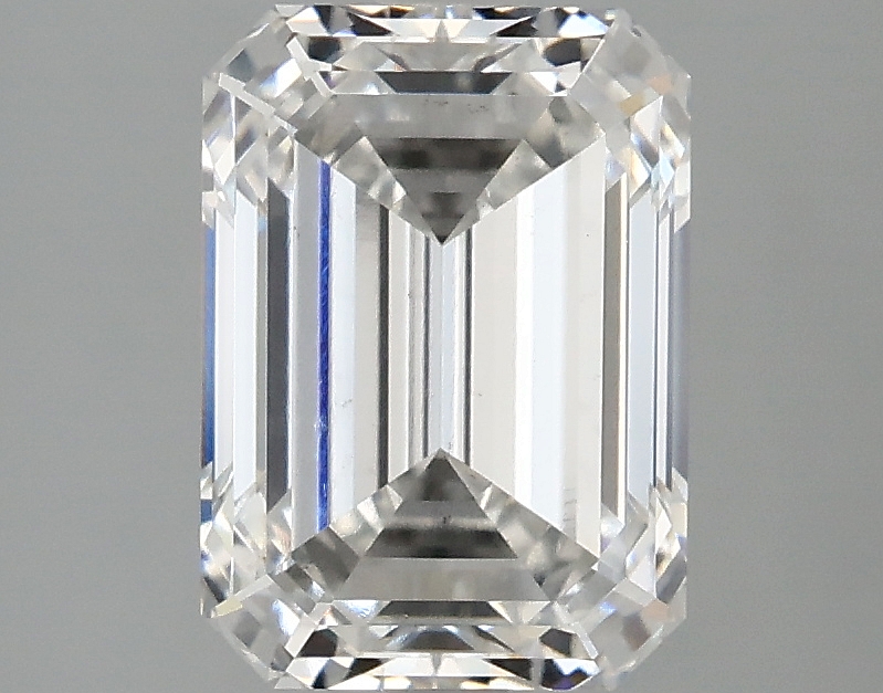 2.7ct Emerald Cut Lab-Grown Diamond, E Color, VS2 Clarity