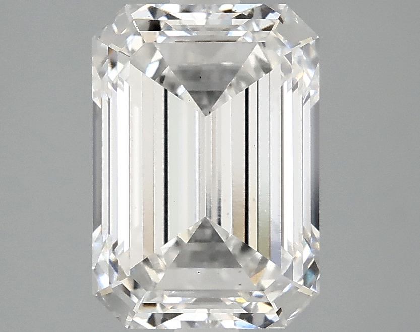 2.84ct Emerald Cut Lab-Grown Diamond, E Color, VS2 Clarity
