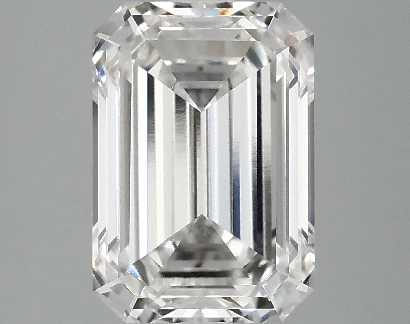 2.9ct Emerald Cut Lab-Grown Diamond, F Color, VVS2 Clarity