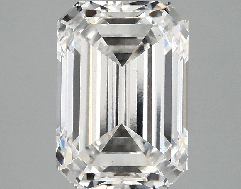 3.12ct lab-grown emerald diamond, E color, VS2 clarity, 9.88mm ID