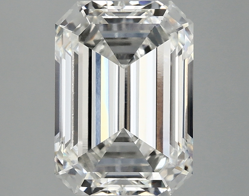 3.22ct lab-grown emerald diamond, F color, VS1 clarity, 9.87mm ID