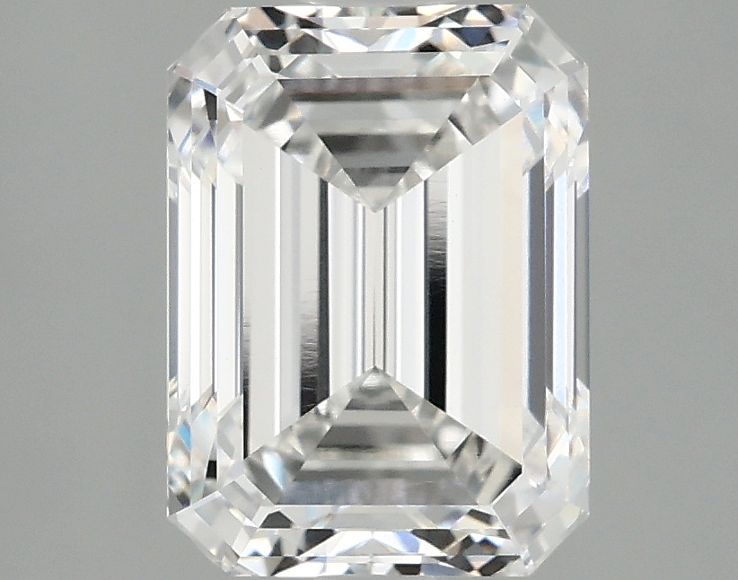 3.23ct lab-grown emerald diamond, F color, VVS2 clarity, IGI certified