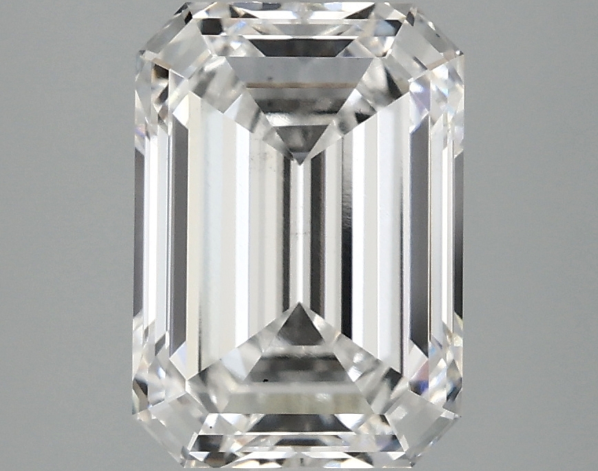 3.25ct Emerald Cut Lab-Grown Diamond, E/VS2, 9.95mm ID