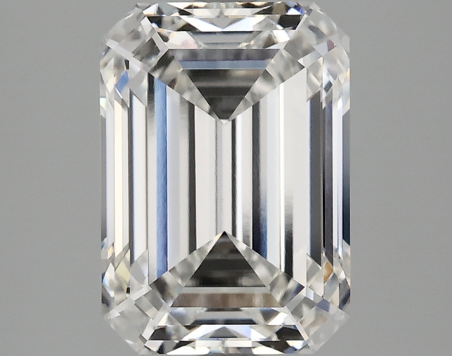 3.63ct lab-grown emerald diamond, F color, VVS2 clarity, IGI certified