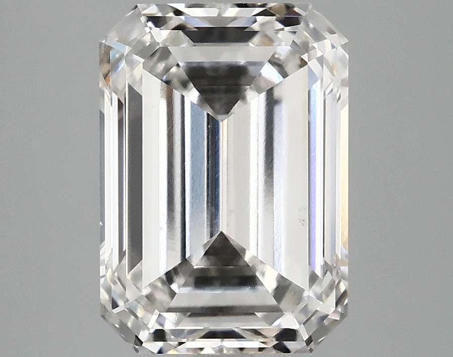 3.73ct lab-grown emerald diamond, F color, VS2 clarity, IGI certified