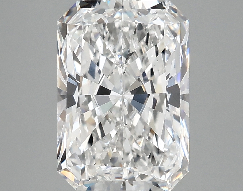 2.89ct Radiant cut lab diamond, D/VS2, 10.09x6.96x4.66mm