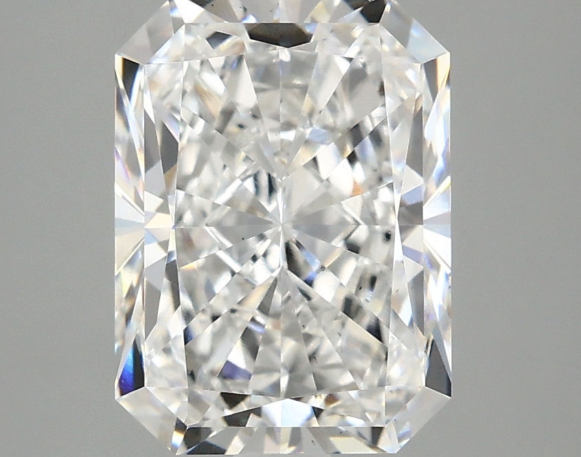 2.93ct Radiant cut lab diamond, D color, VS2 clarity, 9.83mm ID