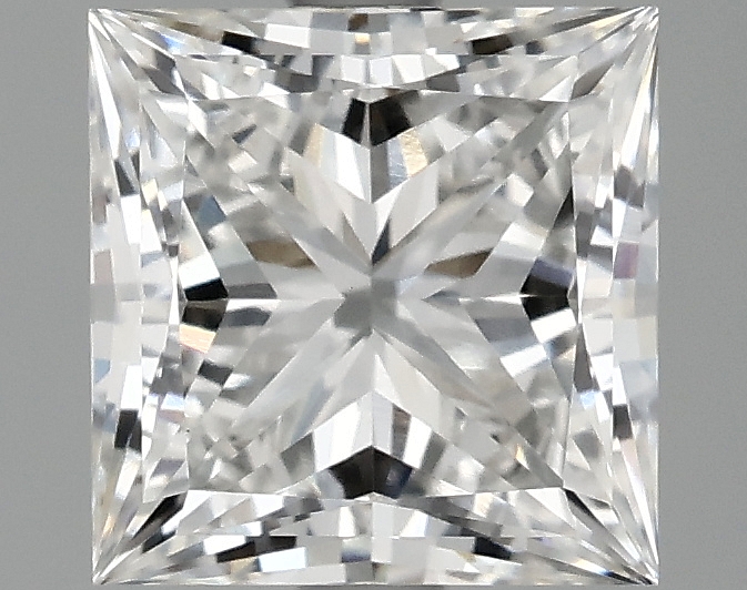 1.78ct Princess cut lab-grown diamond, F/VVS2, 6.79 x 6.67 x 4.50 mm