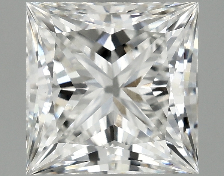 1.88ct Princess cut lab-grown diamond, E/VVS2, 6.88mm x 6.82mm x 4.67mm