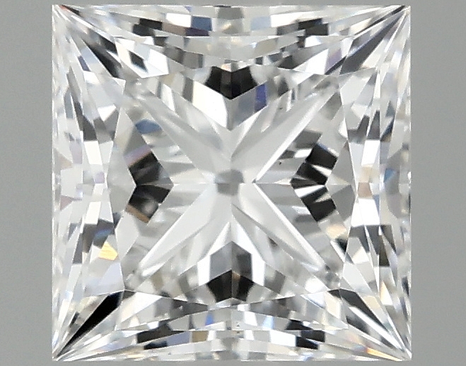 Loose 1.89ct Princess cut lab diamond, D/VS1, 6.77mm x 6.72mm x 4.81mm